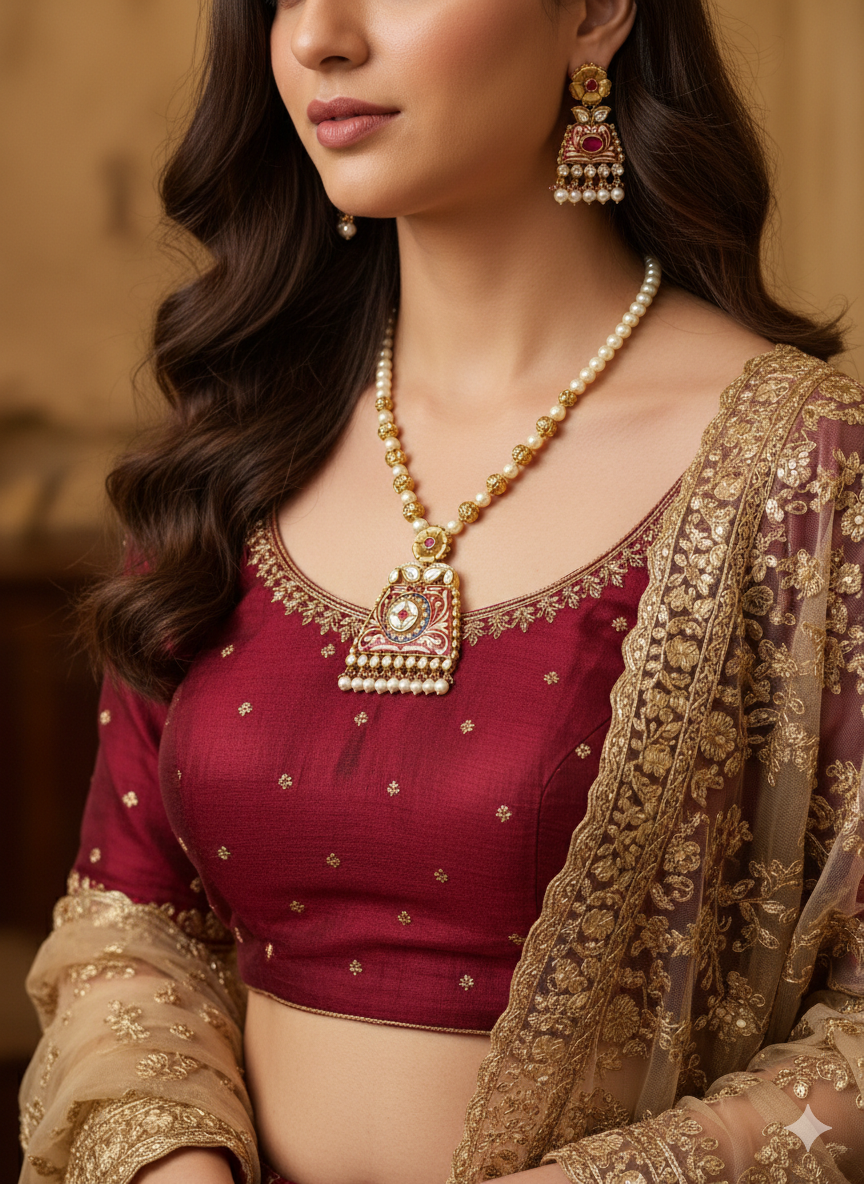 BEGUM'S LOVE PENDENT SET